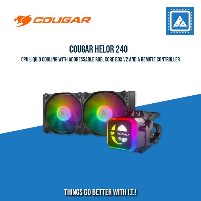 COUGAR HELOR 240 TGB AIO CPU-LIQUID COOLER COUGAR HELOR 240 TGB AIO CPU-LIQUID COOLER